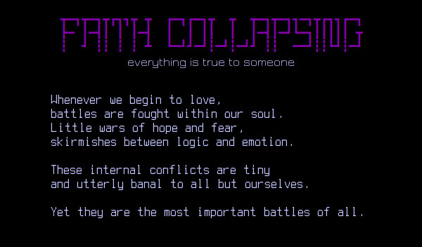 Faith Collapsing